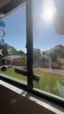Water-fed pole cleaning, from the Pane Pros Window Cleaning website